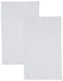 Бели бързосъхнещи памучни хавлиени кърпи от тери в комплект от 2 бр. 90x140 cm Quick Dry – Catherine Lansfield