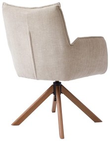 Кремави тапицирани трапезни столове в комплект 2 бр. Marilla – Unique Furniture