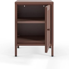 Бордо нощно шкафче Fayna – Marckeric