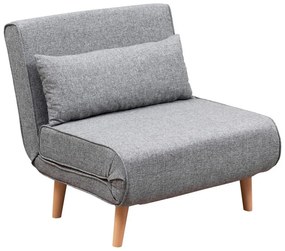 Светлосиво кресло Folde - Artie