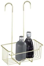 Висящ рафт за баня от неръждаема стомана златен Milo – Wenko