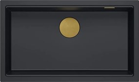 гранитна мивка Logan 110 Black