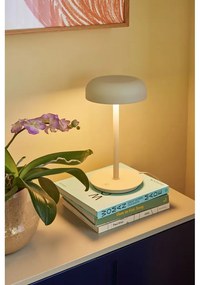Кремава LED затъмняваща се настолна лампа (височина 37 cm) Velo – Hübsch