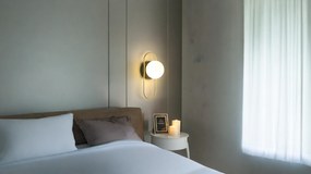 Аплик APP1756-1W BRUSH GOLD WHITE