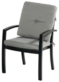 Сив градински метален стол Rosario – Hartman