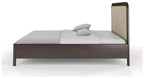 Тъмнокафяво двойно легло от букова дървесина , 180 x 200 cm Visby Modena - Skandica