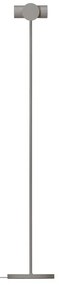 Сива LED затъмняваща се подова лампа (височина 130 cm) Stage – Blomus