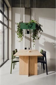 Зелен трапезен стол за подреждане Wem – noo.ma