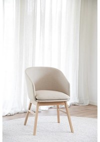 Бежови тапицирани трапезни столове в комплект 2 бр. Windham – Rowico