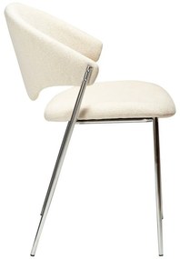 Кремав тапициран трапезен стол Zone – DAN-FORM Denmark