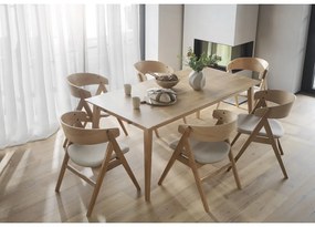 Трапезни столове в комплект от 2 броя в естествен цвят Waterton - Rowico