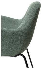 Светлозелен стол от плат букле Zimmer – DAN-FORM Denmark