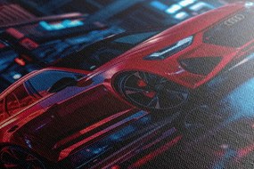 Картина на платно – Червено Ауди - RS6 Legacy Edition