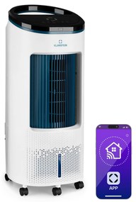 Klarstein IceWind Plus Smart, интелигентен охладител на въздуха 4 в 1, вентилатор, овлажнител, пречиствател на въздуха, управление с приложение