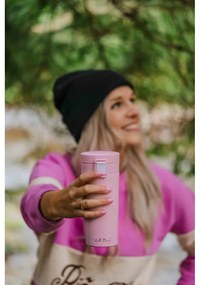 Розова термочаша за пътуване , 400 ml Fuori - Vialli Design