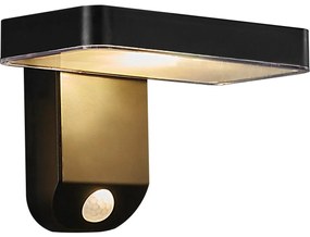 Nordlux - LED соларен стенен фенер с сензор RICA LED/5W/3,7V IP44