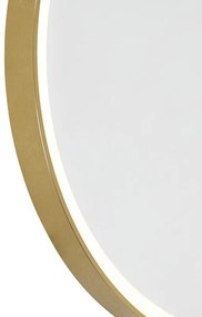 Огледало за баня медно 50 см с LED 3-степенно димиране с докосване кръгло - Miral