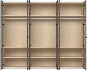 Гардероб Dutchess шесткрил стъкло