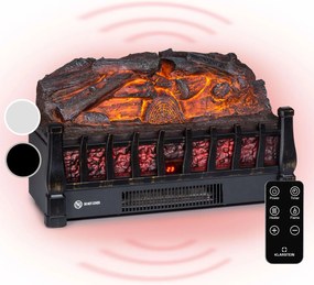 Klarstein Kamini FXL 2G, Електрическа камина, Камина, 1800 W, 3D LED илюзия за пламък