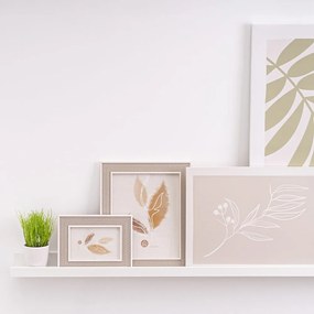 Бял рафт за картини 60 см - Casa Selección