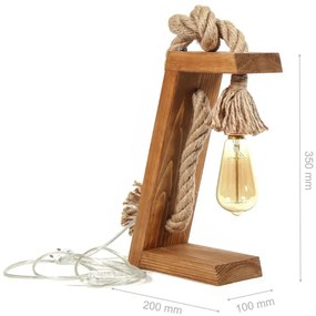 Настолна лампа в естествен цвят (височина 10 cm) – Opviq lights