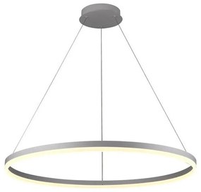 Brilagi -LED Димируем пендел CIRCLE LED/55W/230V 3000-6500K сребрист + д.у.