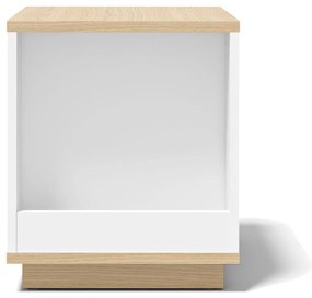 Дъбова странична маса 40x40 cm Ella - TemaHome