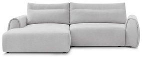 Светлосив ъглов диван Aden – Bobochic Paris
