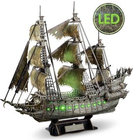 Cubic Fun - Пъзел 3D Flying Dutchman 360ч. с LED светлини L527h