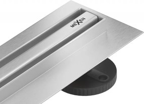 Mexen Flat 360° Slim лентов сифон въртящ се 70 см, инокс - 1041070