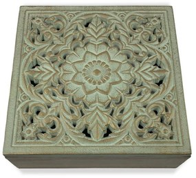 Кутия за бижута Mandala Дървен MDF (20 x 7 x 20 cm)