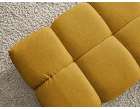 Табуретка от прежда с примки от букле в цвят горчица Everest – Bobochic Paris