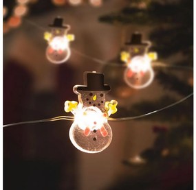LED Коледни лампички 10xLED/2xAA 1,2м топло бели