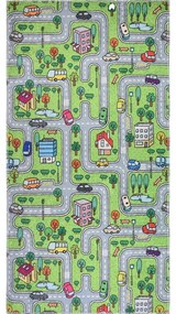 Зелен детски килим 80x150 cm Green Neighborhood – Vitaus