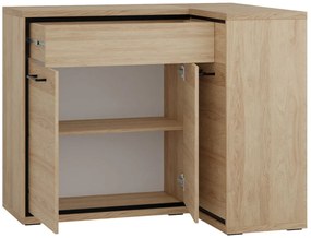 Ъглов Бюфет Mediolan 15K-Natural-Right-Without foot