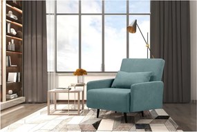 Синьо кресло Mallory – Støraa