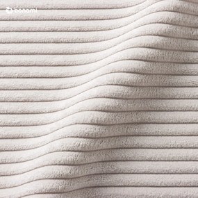 Бежов сгъваем ъглов диван от рипсено кадифе (ляв ъгъл/"U" форма) Tori – Bonami Selection