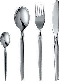 Прибори за хранене от неръждаема стомана в сребрист цвят 16 бр. Twist – Gense