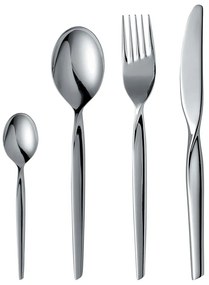 Прибори за хранене от неръждаема стомана в сребрист цвят 16 бр. Twist – Gense