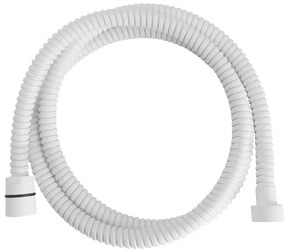 Бял месингов душ маркуч Powerflex – Sapho