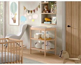 Маса за преповиване от масивен бук в естествен цвят Dino – Vipack