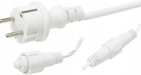 Коледно външно LED осветление, студено бяло IP44 200 LED/9,5 m