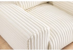 Кремав диван от рипсено кадифе 178 cm Justin – Ropez