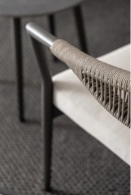 Алуминиев градински комплект за отдих в цвят каки/кафяво-сив за 2 Millor – Bizzotto