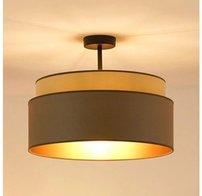 Brilagi - Плафон OREGON VEGE 1xE27/15W/230V, Ø 45 см, сив