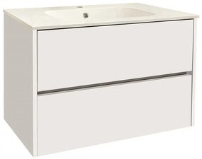 Конзолен PVC шкаф ICP 7955, Inter Ceramic, с умивалник, 79x45x55см