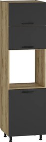 Колонен шкаф за фурна Vento DP-60/214 60см Антрацит