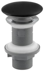 Isvea - Вентил за умивалник Ø 7,2 см матово черен