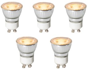 Комплект от 5 GU10 3-степенни димируеми LED крушки 35mm 4W 200 lm 2200K