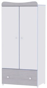 Lorelli Classic  -  ГАРДЕРОБ EXCLUSIVE БЯЛО/СИН БРЯСТ